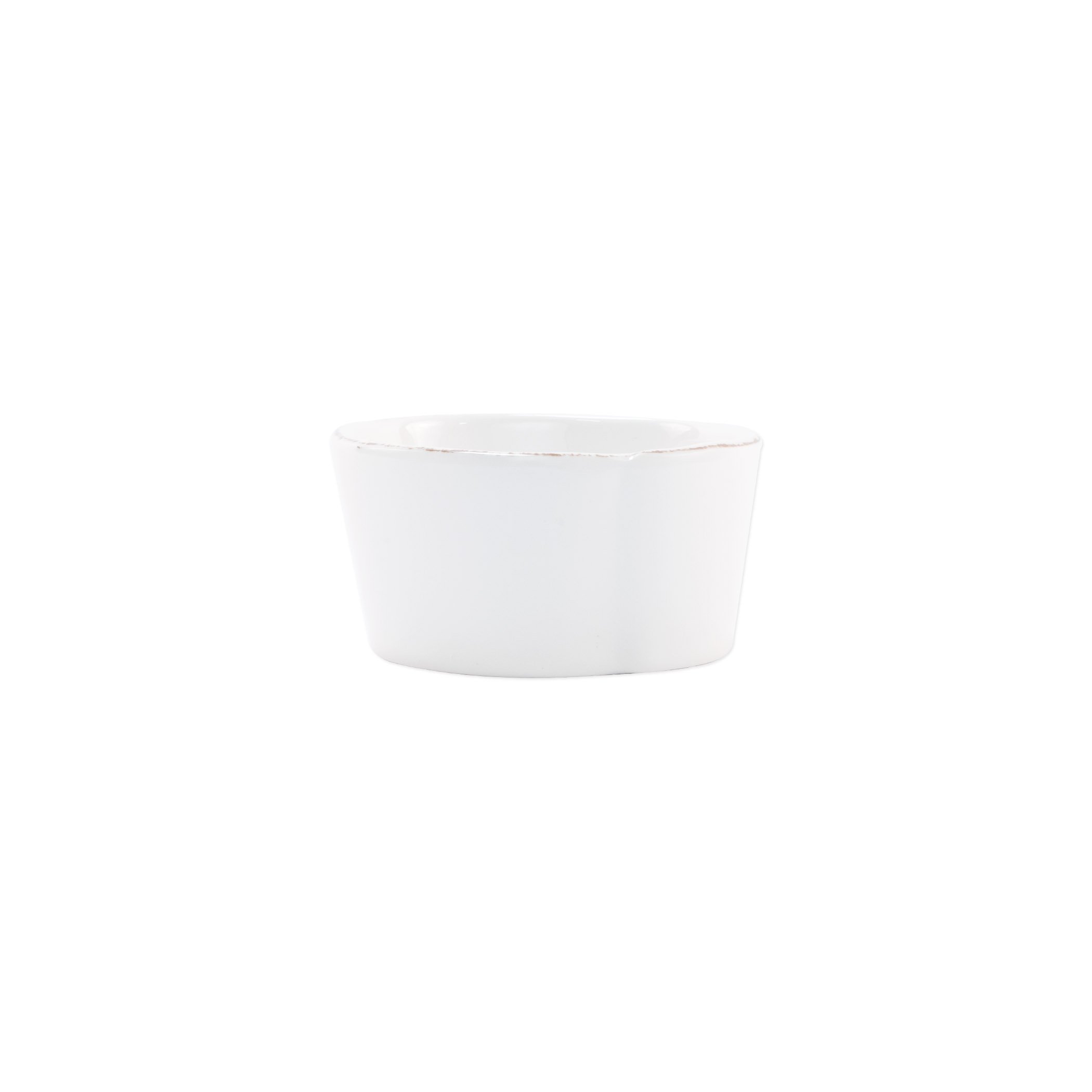 Vietri High - Quality White Melamine Condiment Bowl with Lastra Pattern