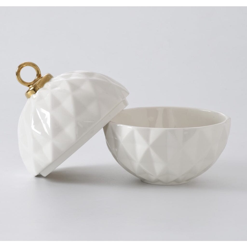 Large Gold Decorative Ornament Bowl from Pampa Bay