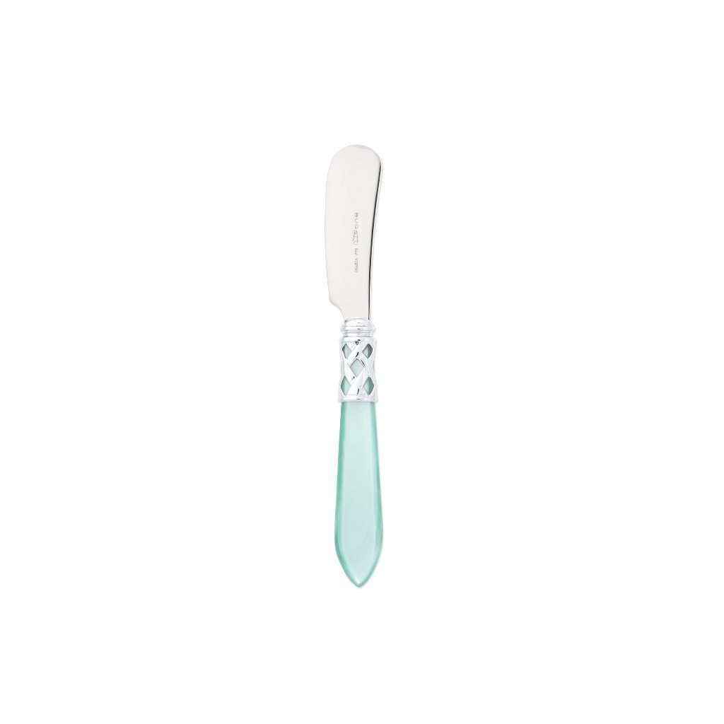 Vietri Aladdin Brilliant Small Stainless Steel Food Spreader for a Sophisticated Dining Experience