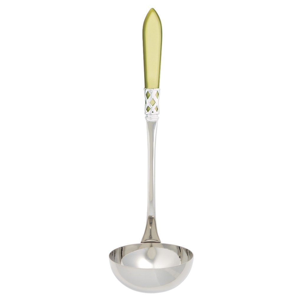 Vietri Aladdin Brilliant Chrome-Finished Soup Ladle for Sophisticated Dining