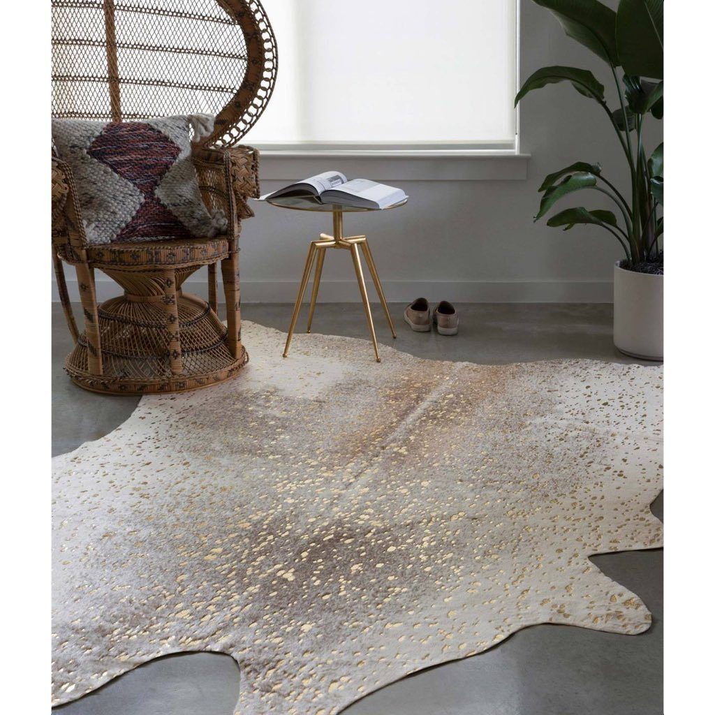 Loloi II Bryce BZ 07 High - Quality Area Rug in Pewter and Gold Shades