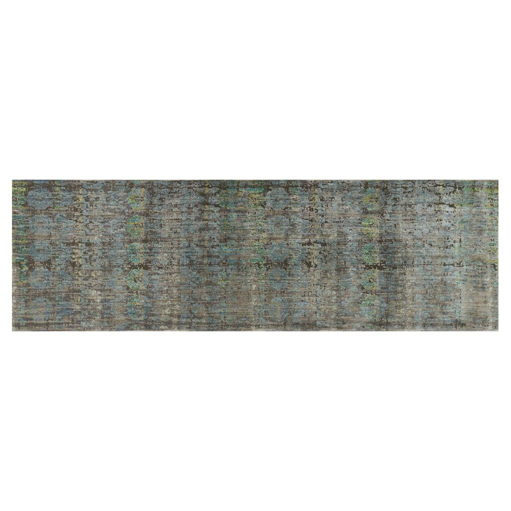 Loloi Javari JV 07 Area Rug in Stunning Steel Lagoon Color