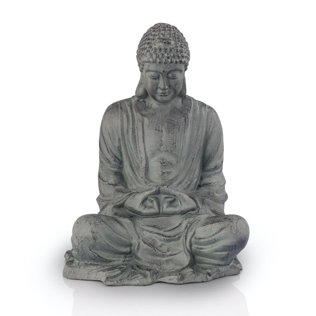 Large Aluminum Patina Finish Buddha Sculpture for Garden Decoration