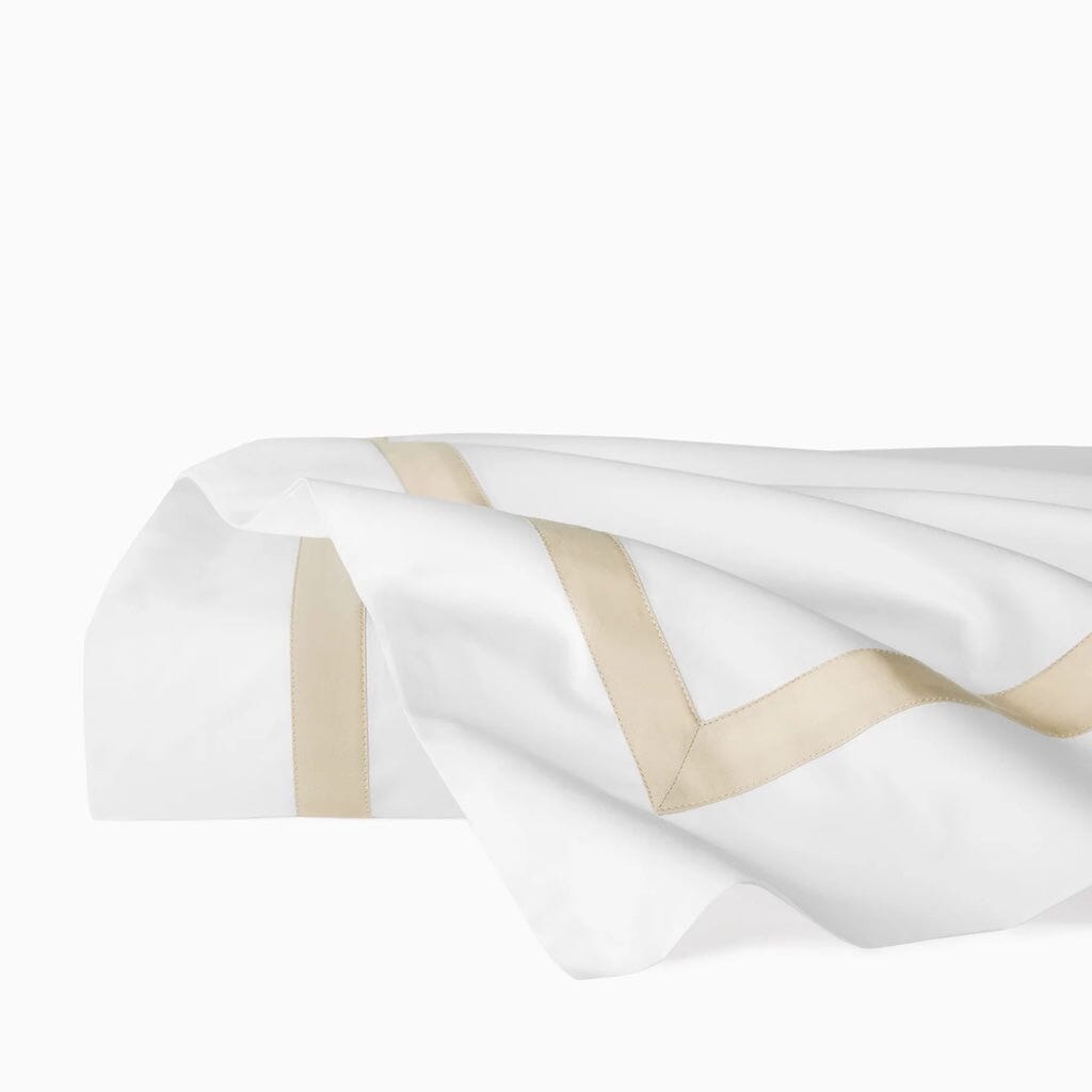 Sferra Estate Full/Queen Size Flat Bed Sheet Measuring 96 Inches by 114 Inches