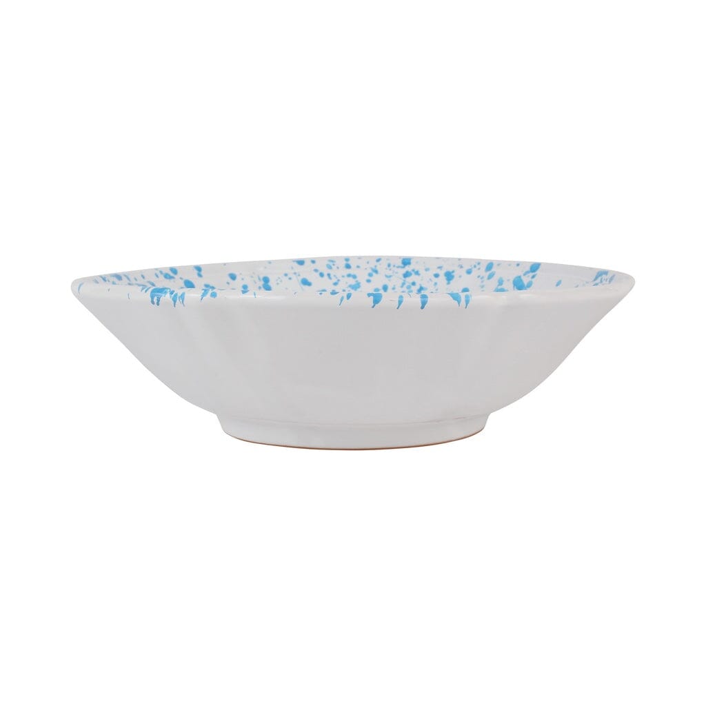 Vietri Amalfitana Colorful Splatter Design 12-Inch Serving Bowl