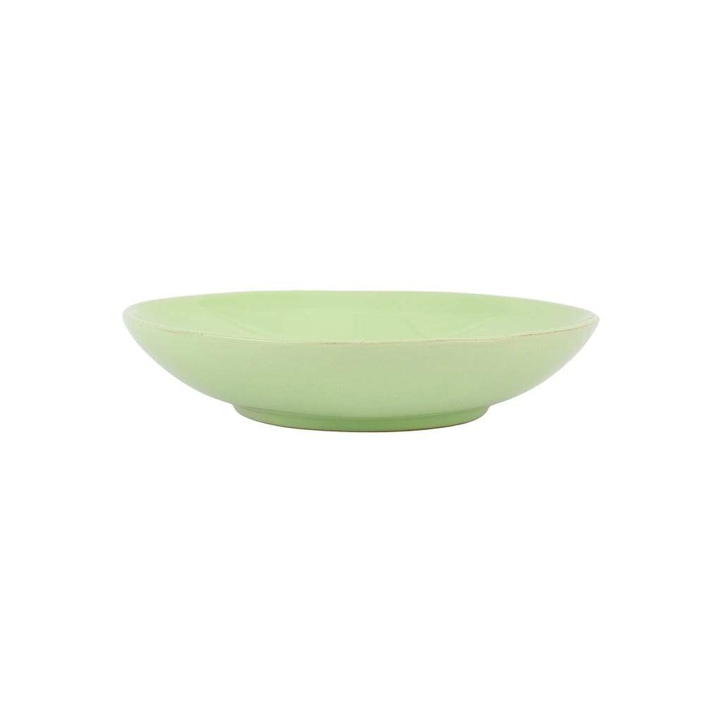 Vietri Cucina Fresca Hand - painted Pasta Bowl in Crema or Turquoise