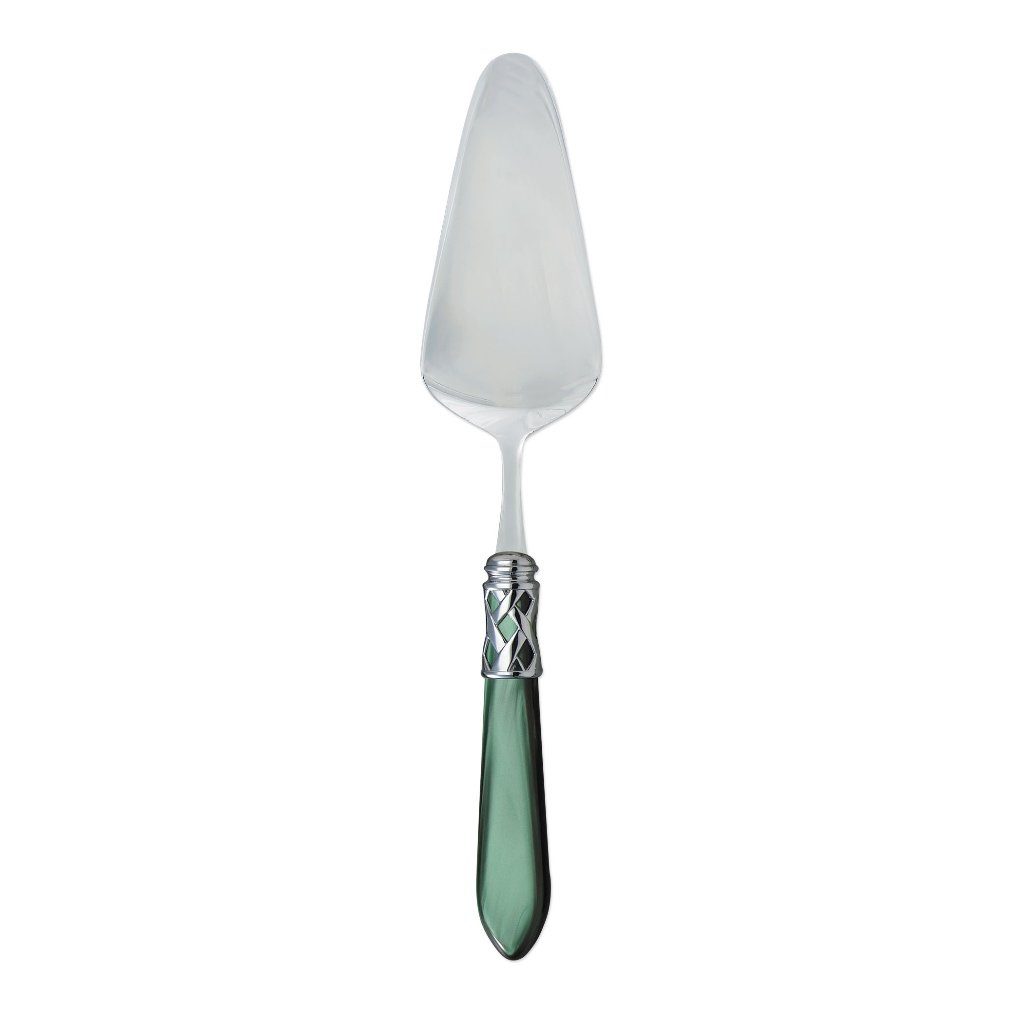 Vietri Aladdin Pastry Server with Brilliant Chrome - Finished Stainless - Steel Dessert Serving Tool