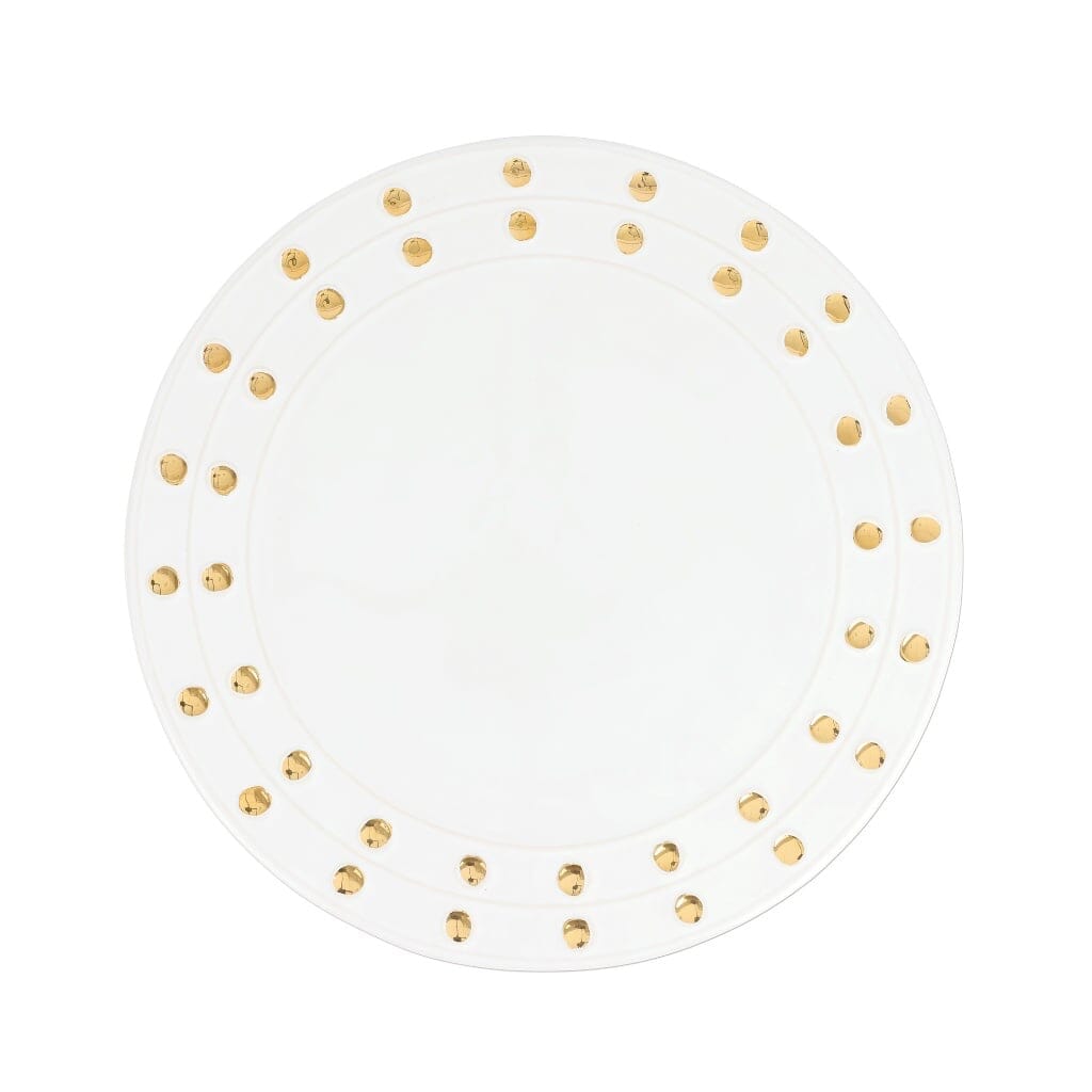 Vietri Luxury Medici-Style Gold-Plated Cake Display Stand