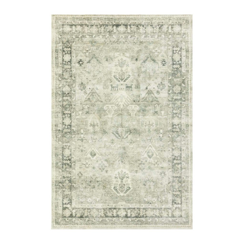 Loloi II Rosette ROS 04 Area Rug in Elegant Steel and Graphite Shades