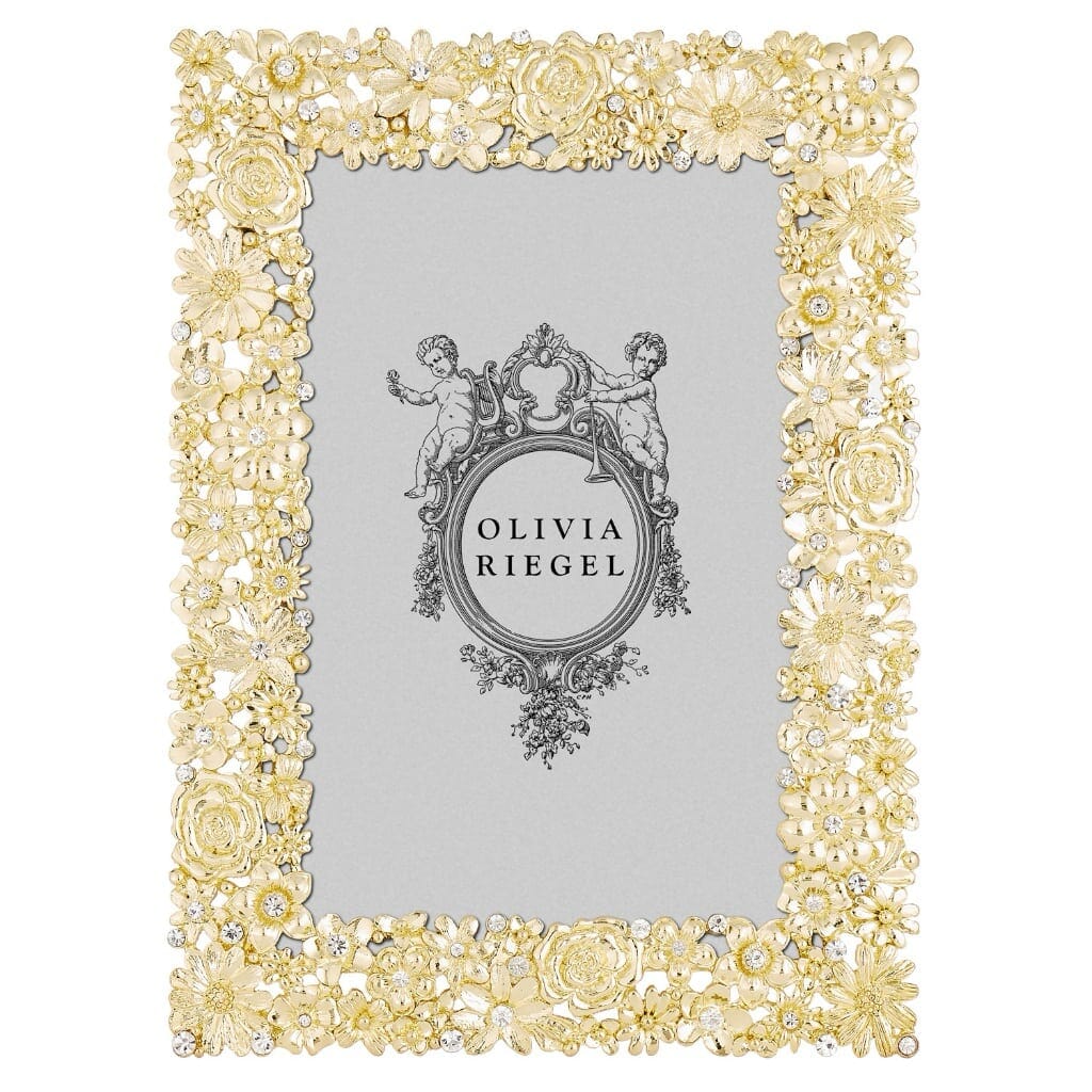 Luxurious Olivia Riegel Gold Everleigh 4 x 6 Photo Frame for Showcasing Precious Memories
