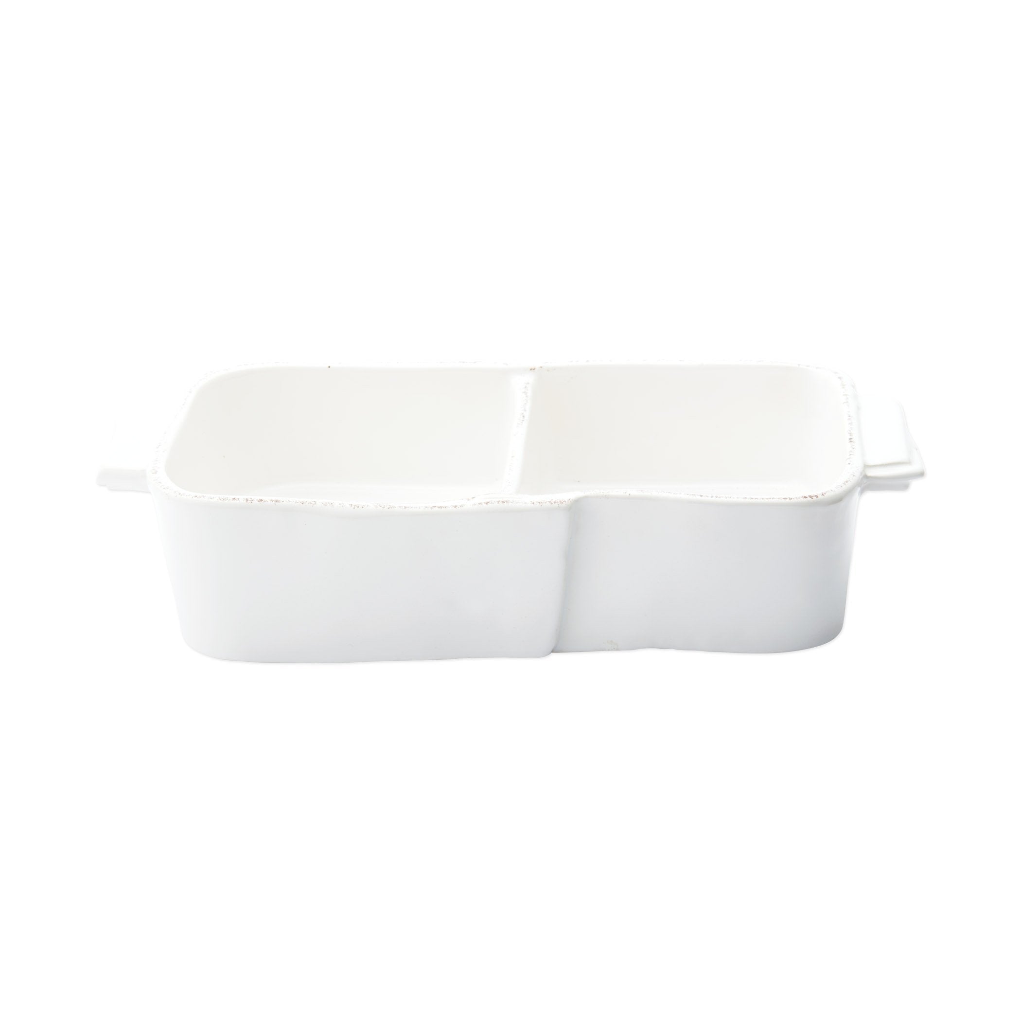 Exquisite White Vietri Lastra Two - Part Server for Versatile Use