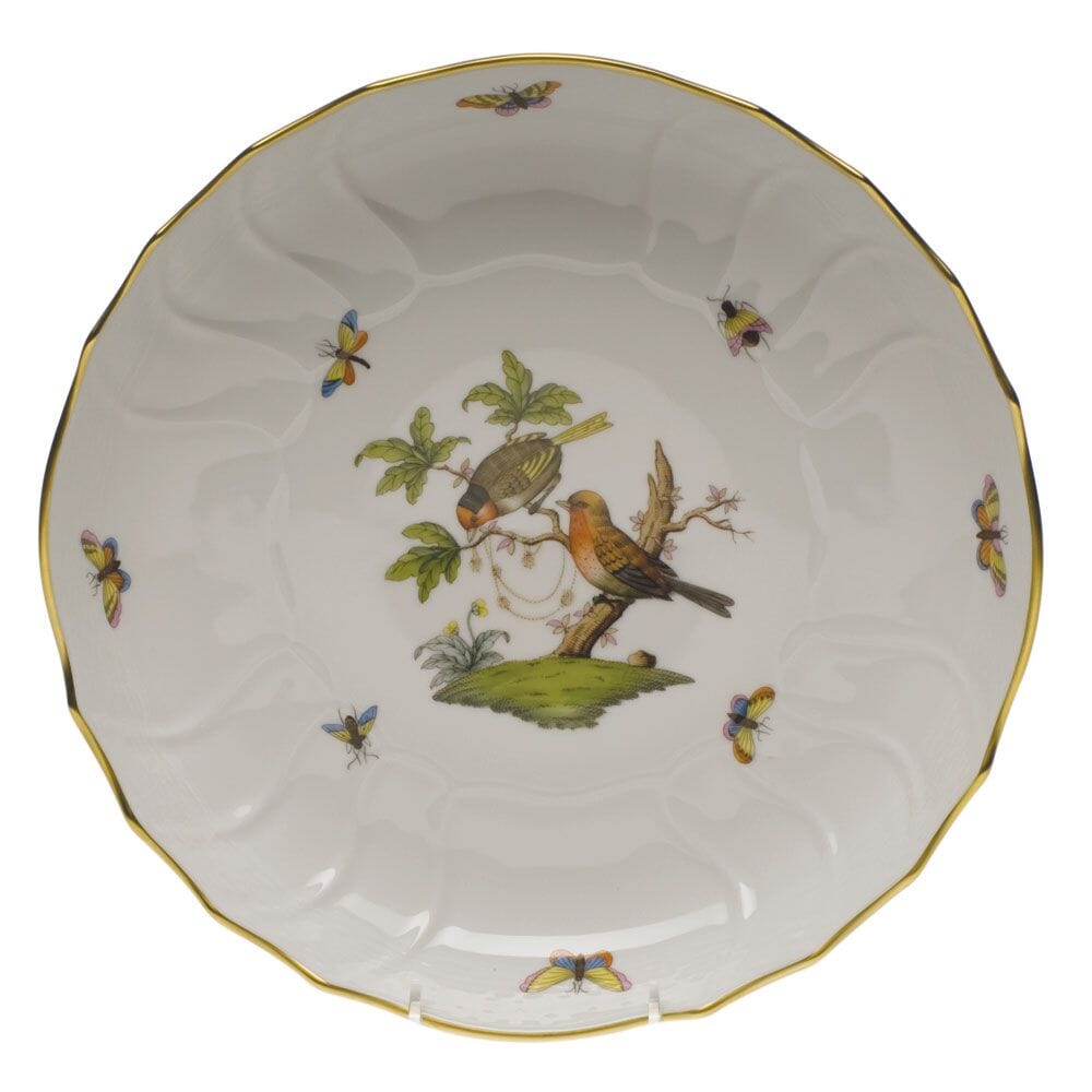 Exquisite Herend Rothschild Bird Hand - painted Open Vegetable Bowl for Dining