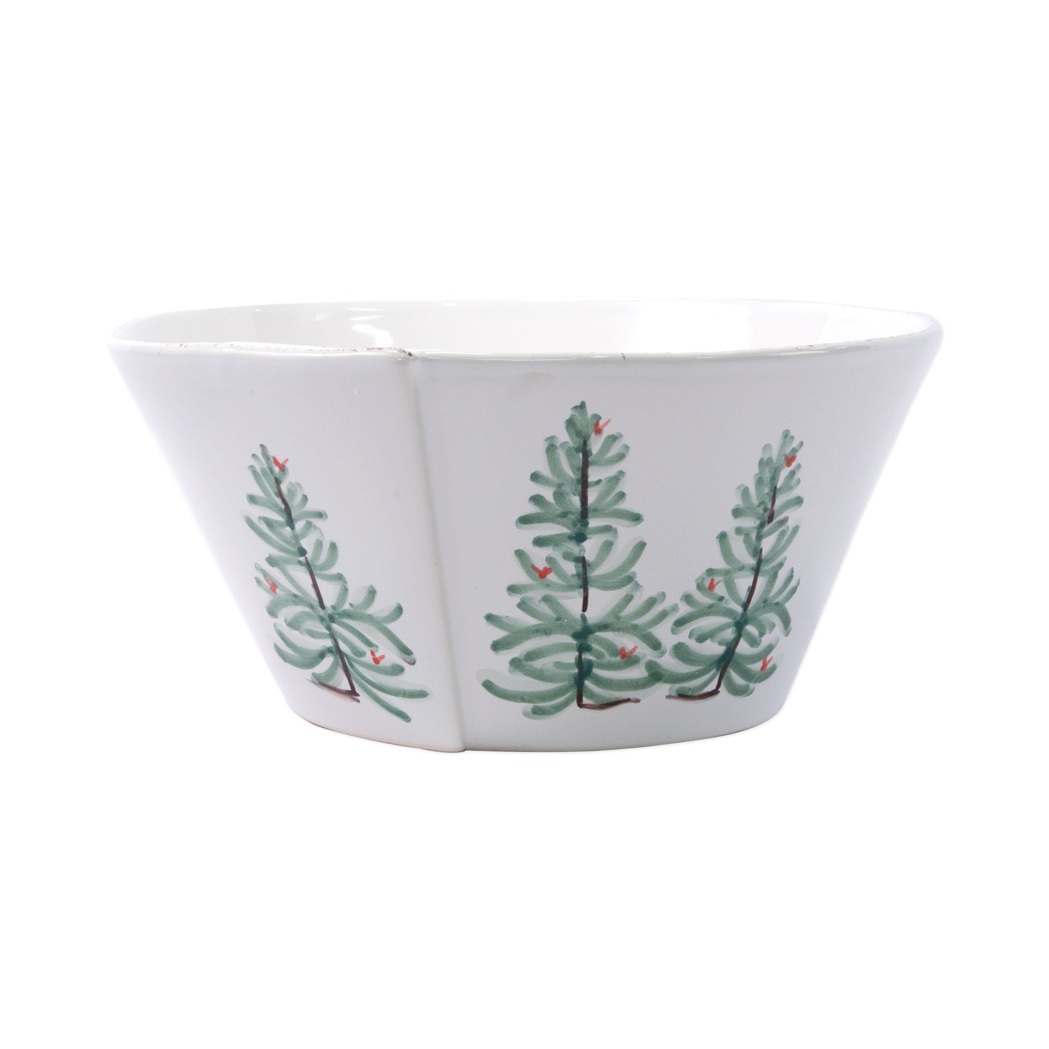 Vietri Large Stackable Lastra Holiday Serving Bowl