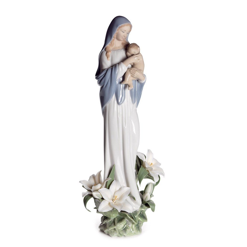 Lladro Handmade Porcelain Figurine of Madonna of the Flowers