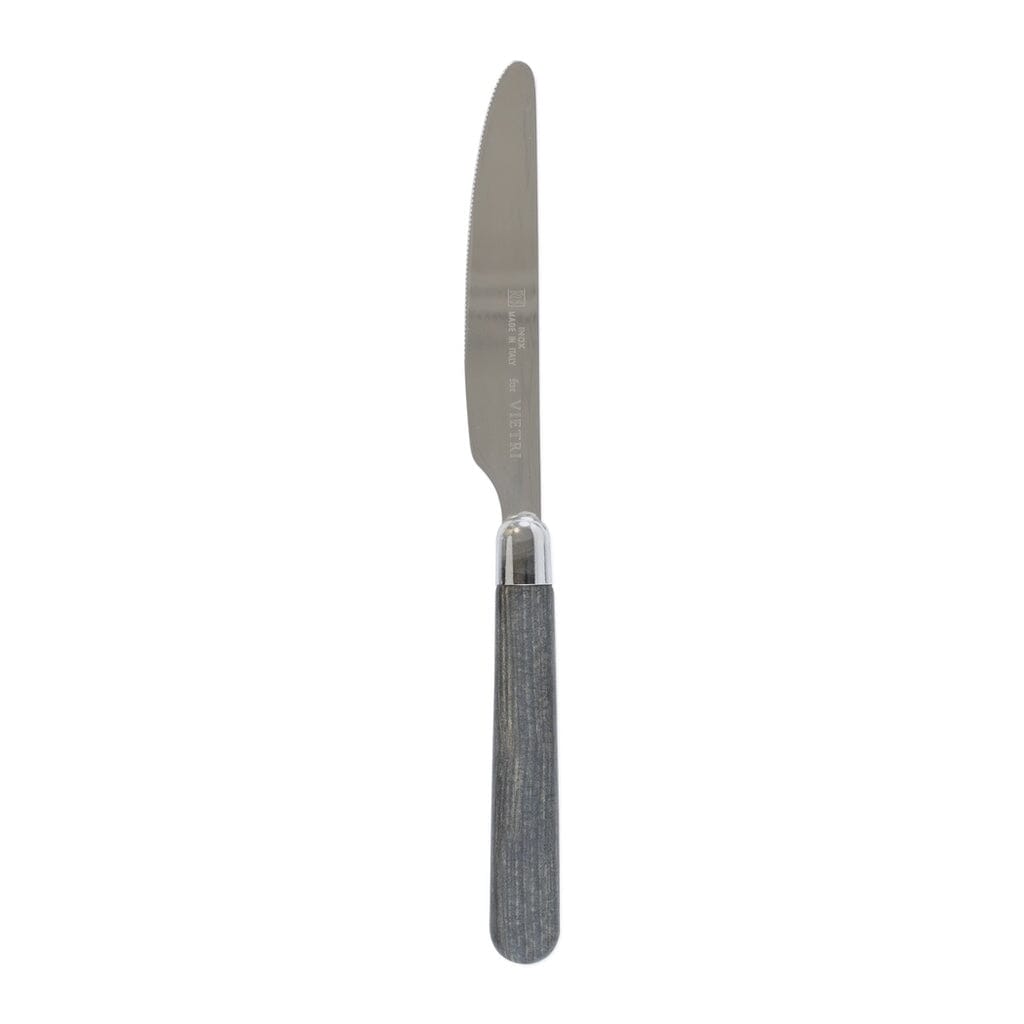 Vietri Italian-style Albero Place Dinner Knife with Wood Handles