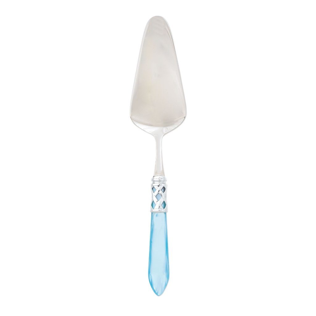 Vietri Aladdin Pastry Server with Brilliant Chrome - Finished Stainless - Steel Dessert Serving Tool