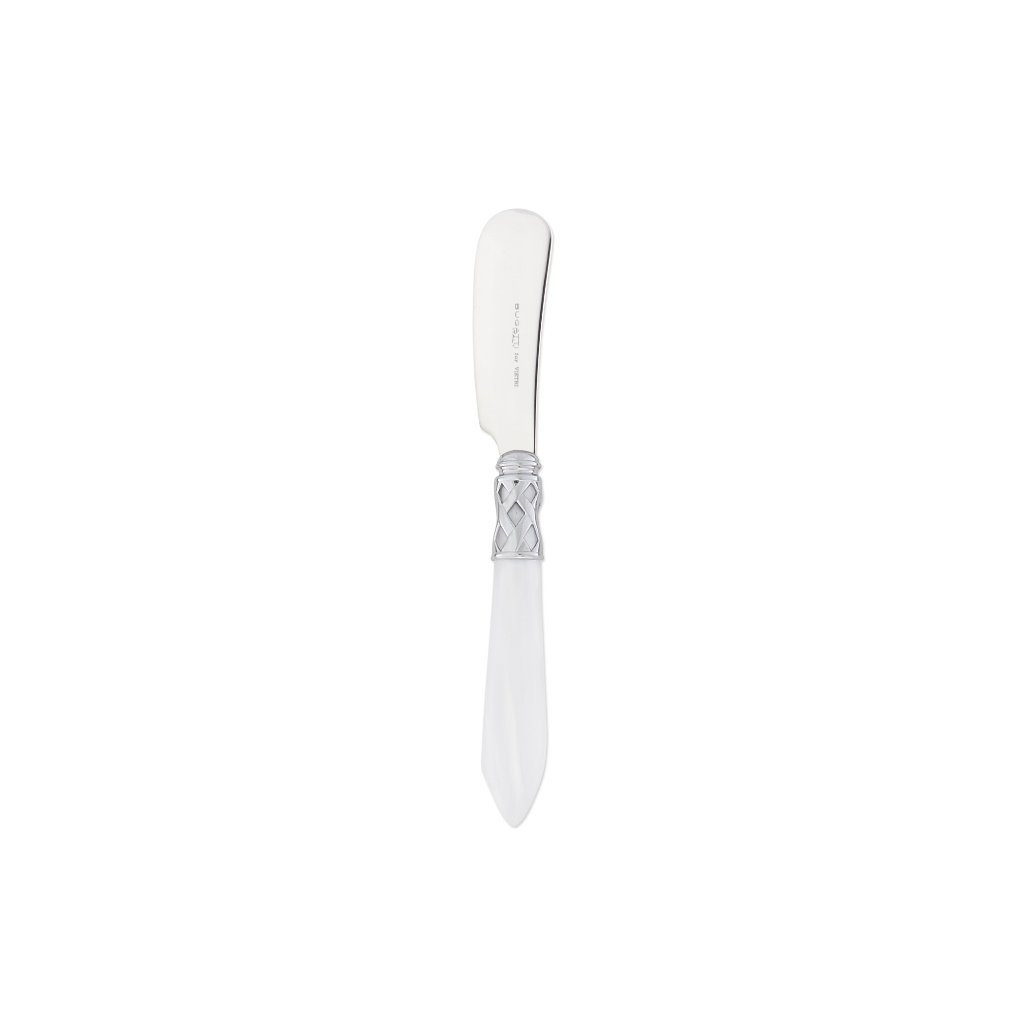 Vietri Aladdin Brilliant Small Stainless Steel Food Spreader for a Sophisticated Dining Experience