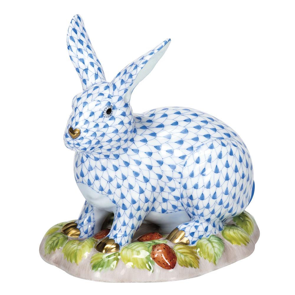 Exquisite Hand - crafted Herend Berry Bunny Porcelain Figurine
