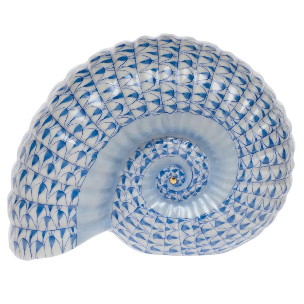 Exquisite Hand - painted Herend Ammonite Porcelain Figurine
