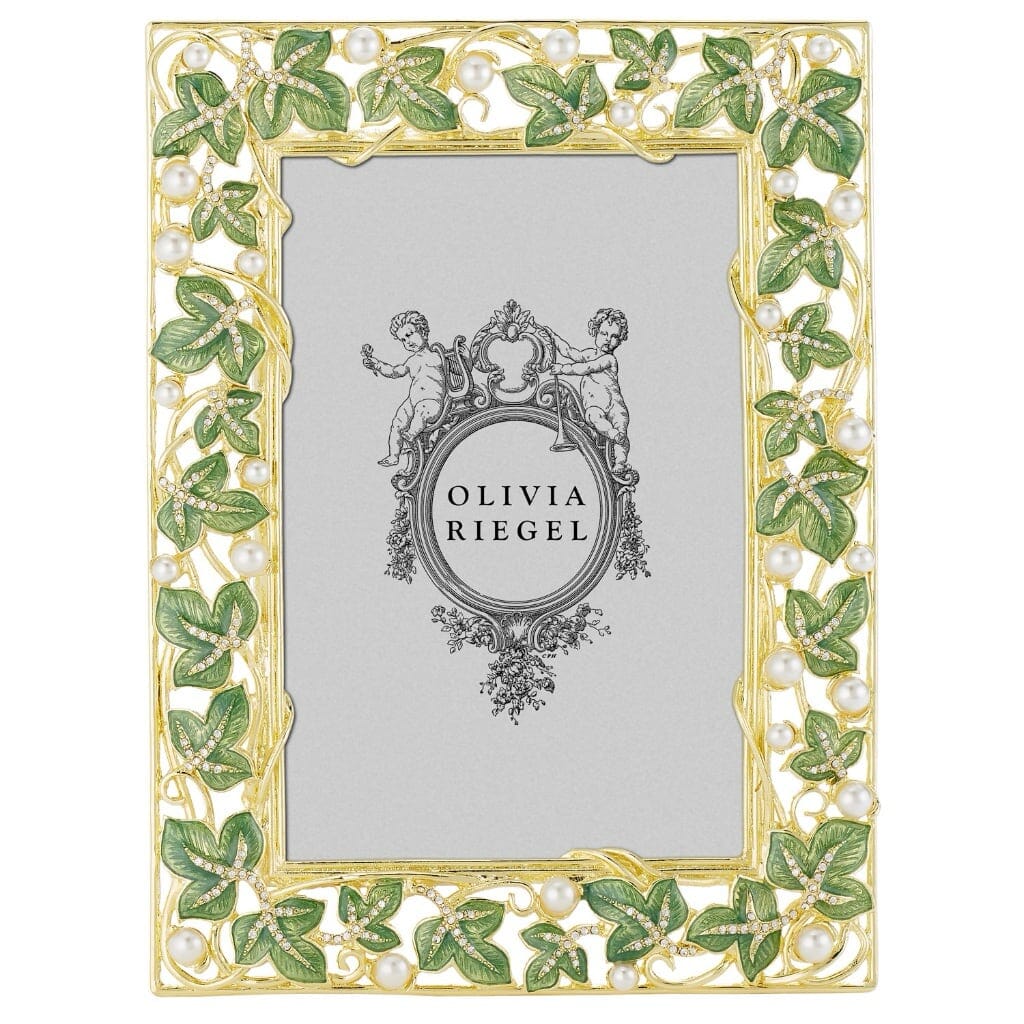 Olivia Riegel Luxury 4 x 6 Picture Frame with Ivy Design