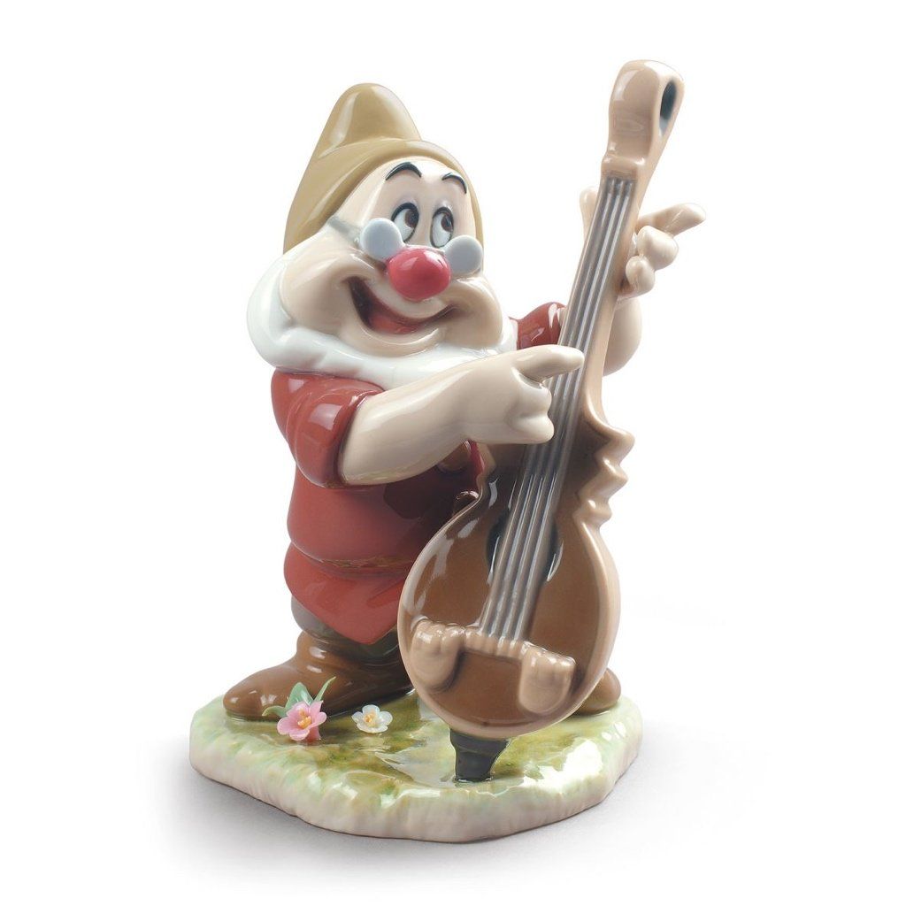 Lladro Hand - painted Porcelain Disney Doc Character Figurine