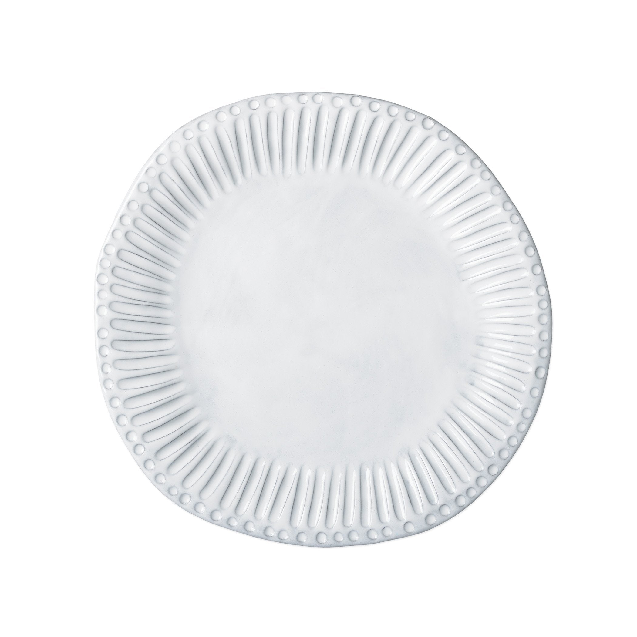 Vietri Handcrafted European Incanto Stripe Dinner Plate, 10.5' Diameter