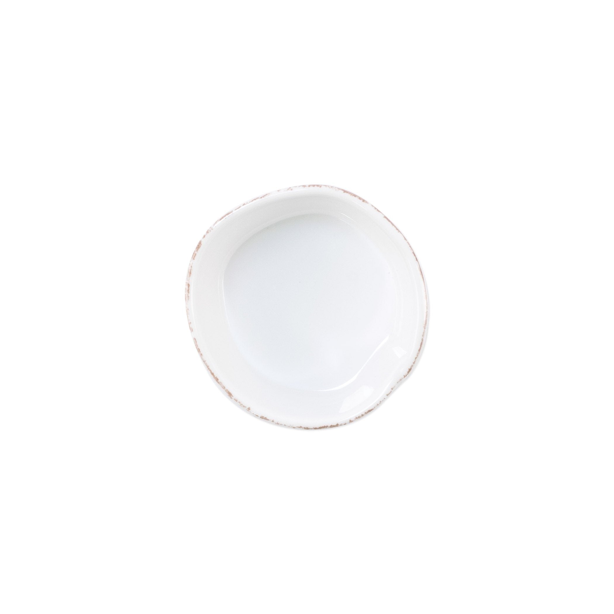 Vietri High - Quality White Melamine Condiment Bowl with Lastra Pattern