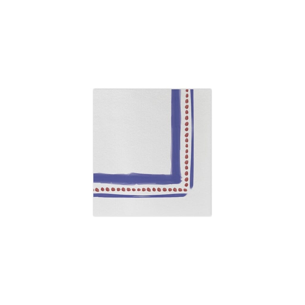 Vietri Papersoft Campagna Blue Disposable Cocktail Napkins, 20-Pack