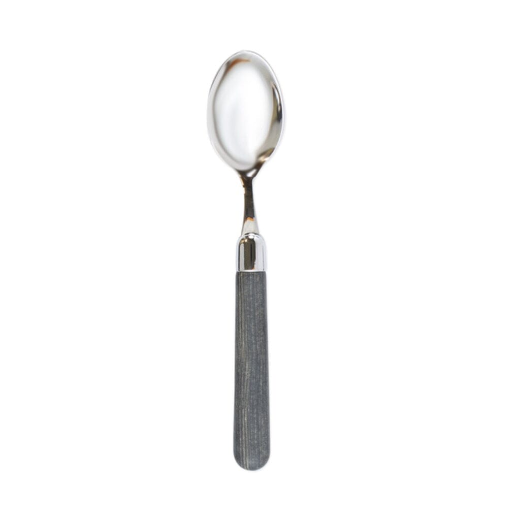 Vietri's Albero Teaspoon with Warm Wood Handles and 18/10 Stainless Steel
