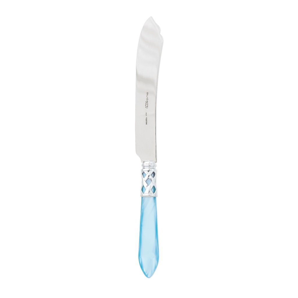 Vietri Aladdin's Stunning Chrome-finish 18/10 Stainless Steel Cake Knife