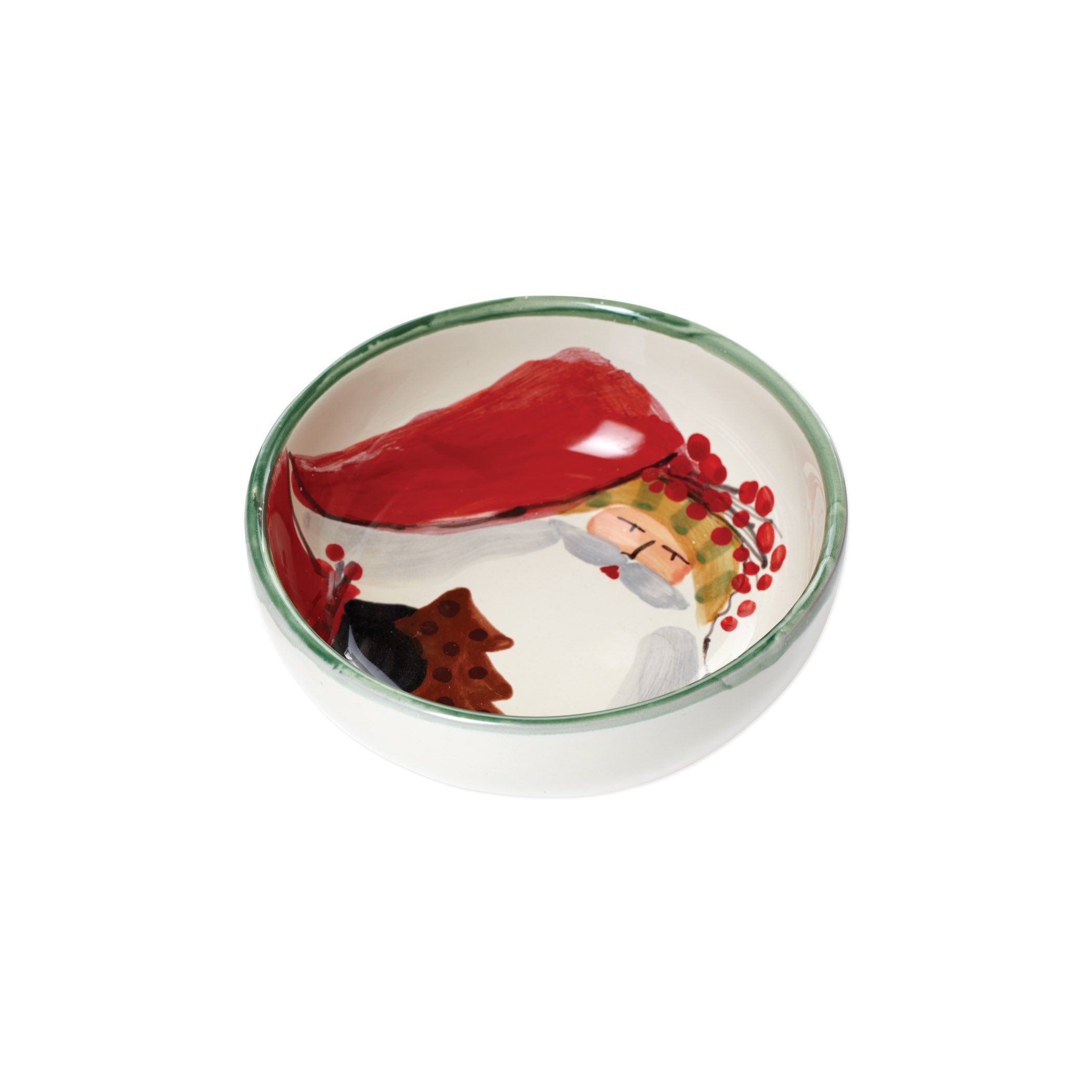 Vietri Old St. Nick Bambini Tableware Set - Handmade Italian Holiday Collection