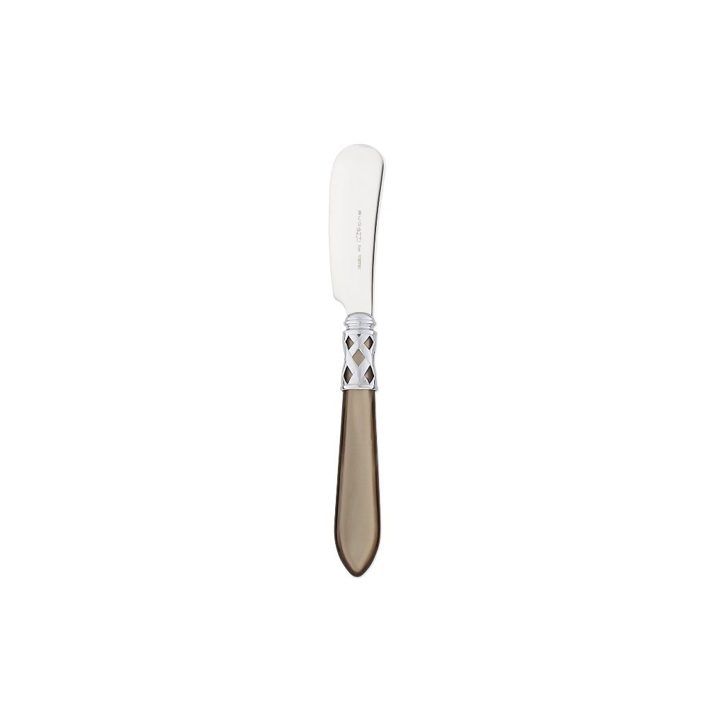 Vietri Aladdin Brilliant Small Stainless Steel Food Spreader for a Sophisticated Dining Experience
