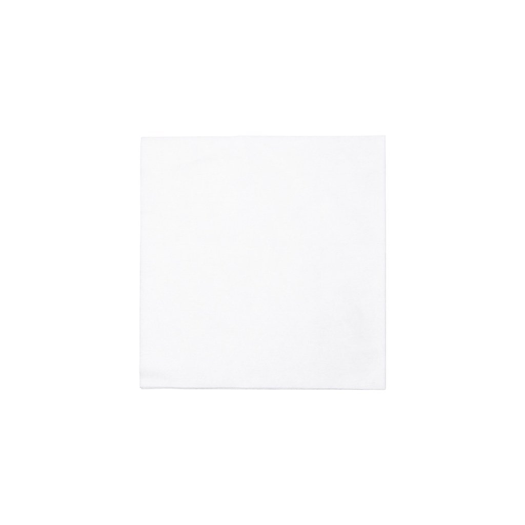 Vietri Super Soft Papersoft Bianco Solid Cocktail Napkins, Pack of 20
