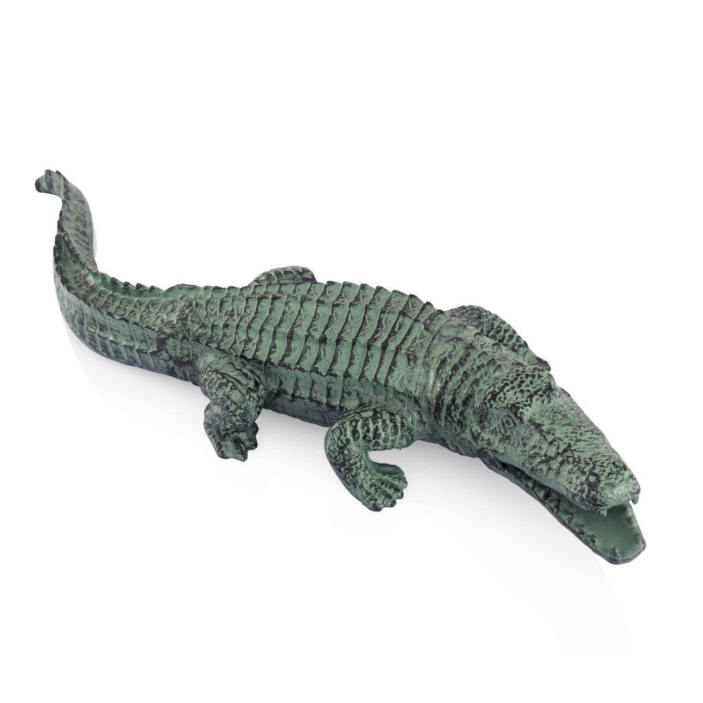 SPI Garden Whimsical and Scary Mean Old Alligator Statue