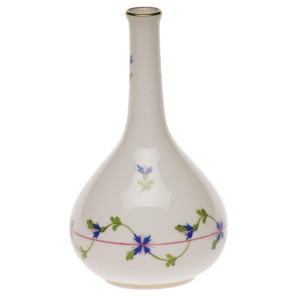 Medium-Sized Handmade Herend Bud Vase with Signature Design