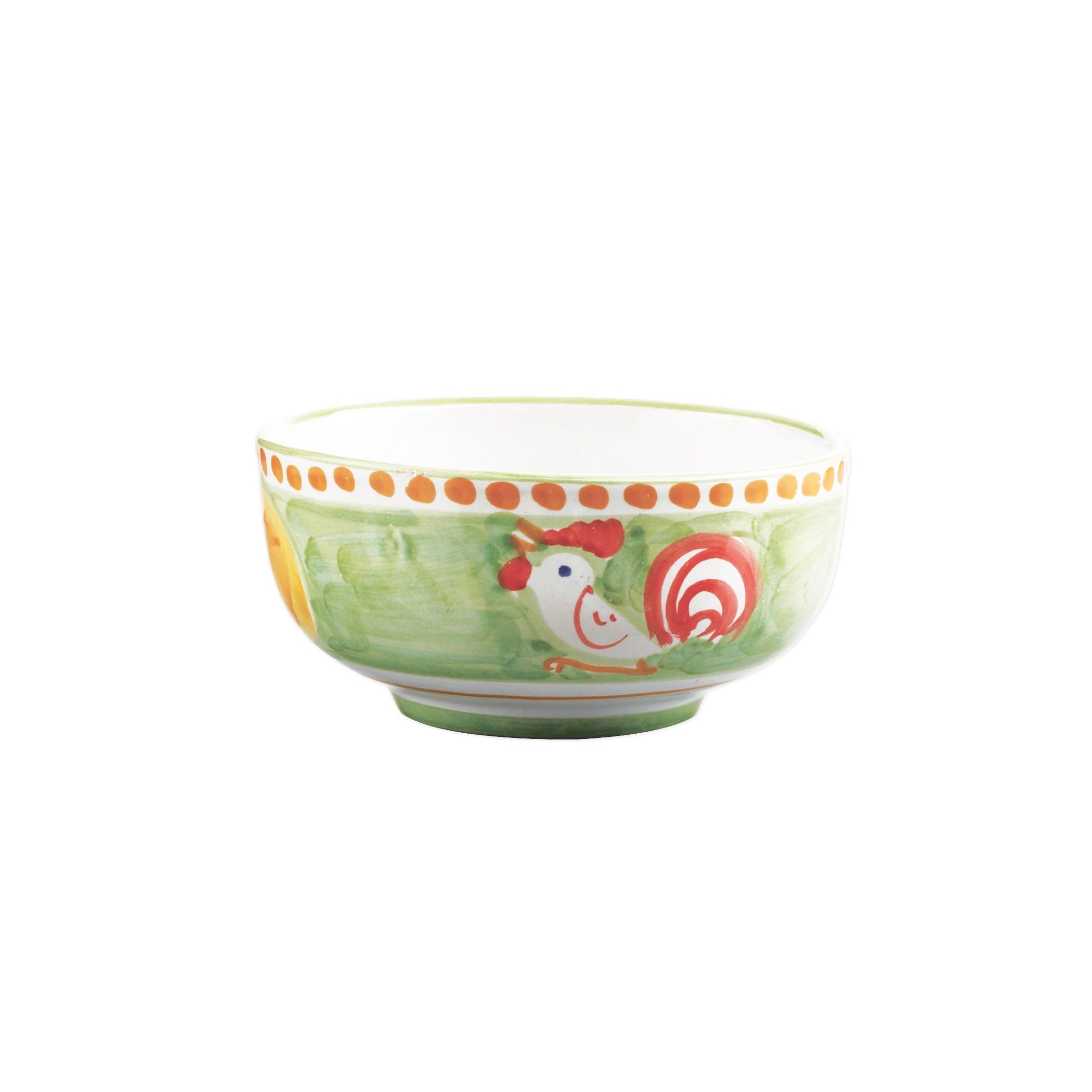 Vietri Hand - painted Italian Campagna Gallina Cereal and Soup Bowl