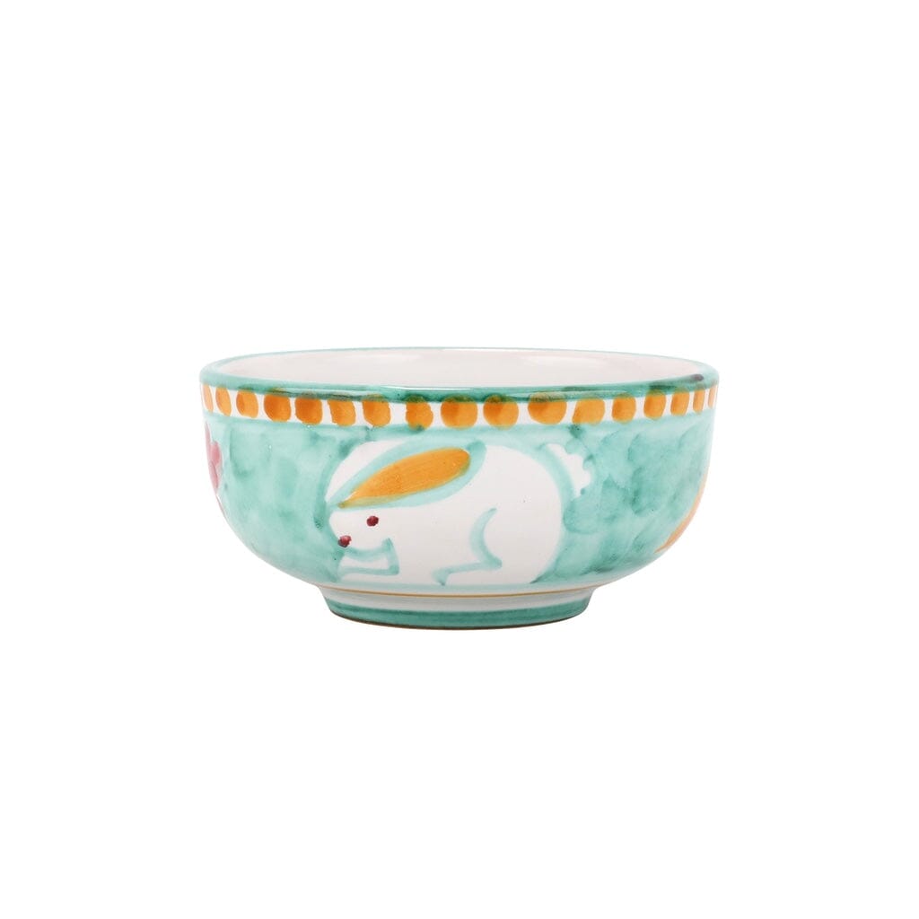 Vietri Campagna Coniglio Hand - painted Ceramic Cereal and Soup Bowl for Dining