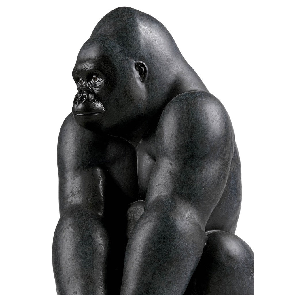 Exquisite Handmade Lladro Porcelain Gorilla Figurine from Spain