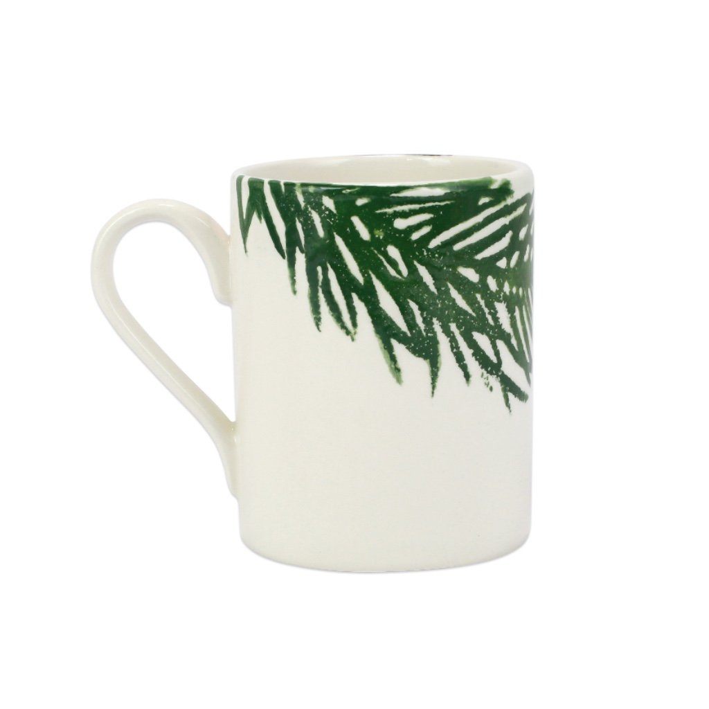 Hand - painted Gold Nutcrackers Mug from Vietri, Italy