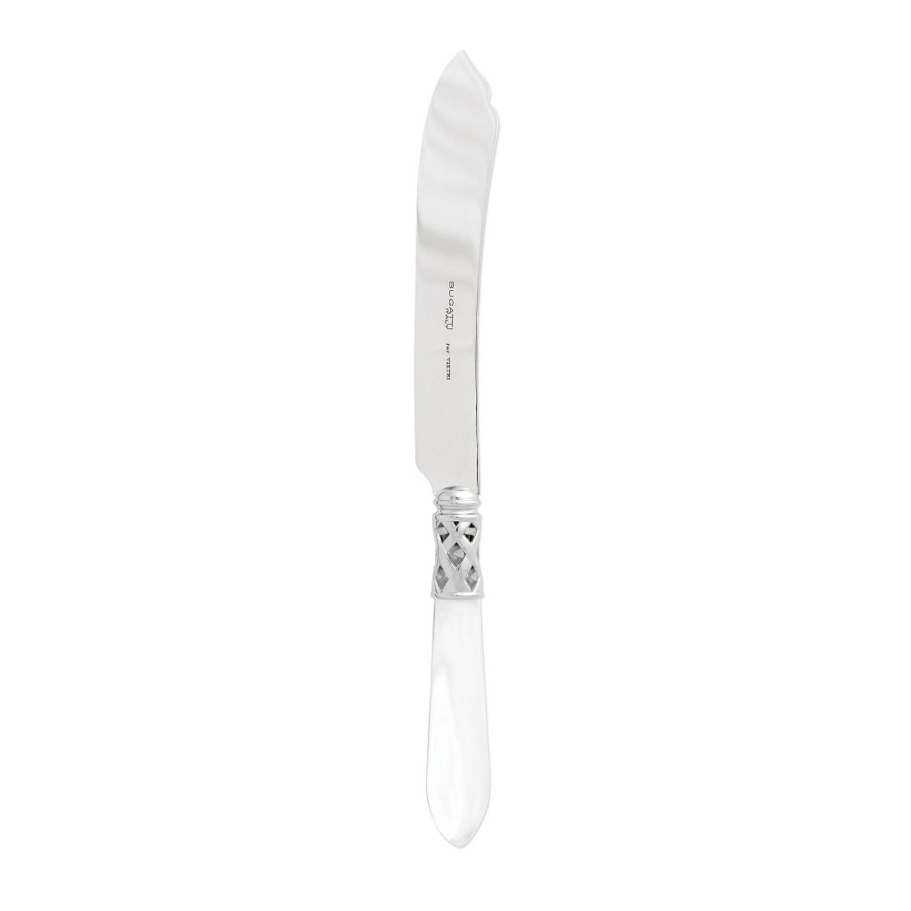 Vietri Aladdin's Stunning Chrome-finish 18/10 Stainless Steel Cake Knife
