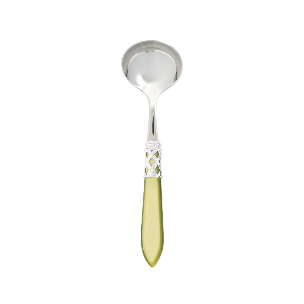 Vietri Aladdin Sauce Ladle with Brilliant Chrome Finish