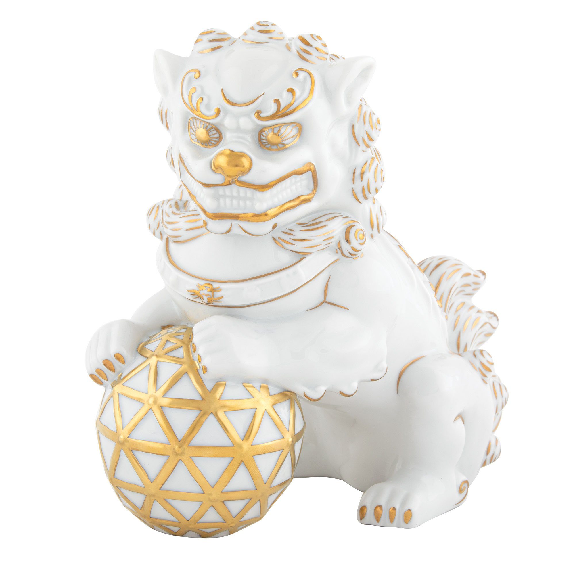 Herend Foo Dog Looking Left Figurine