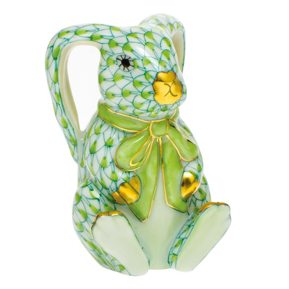 Exquisite Handmade Herend Bunny Ears Porcelain Figurine