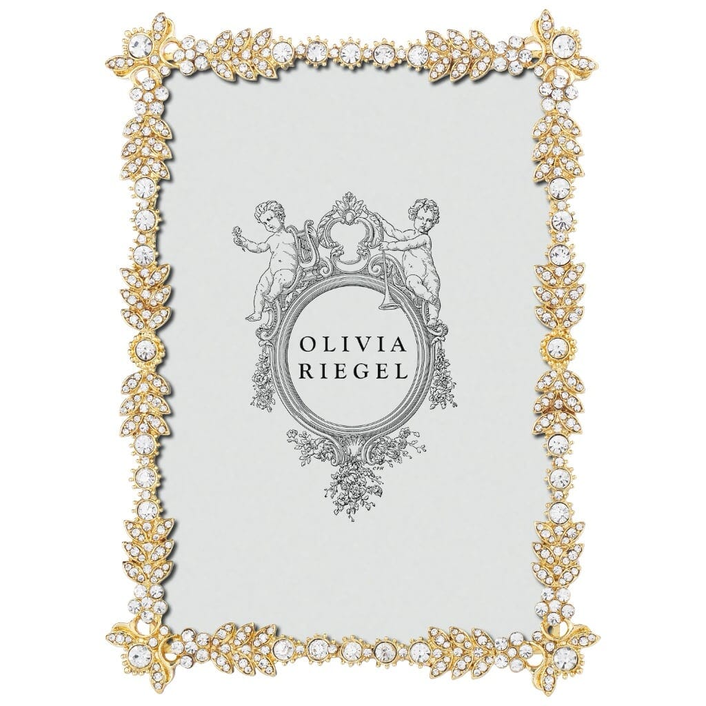 Olivia Riegel Gold-plated Duchess-style 4 x 6 Picture Frame for Luxury Display