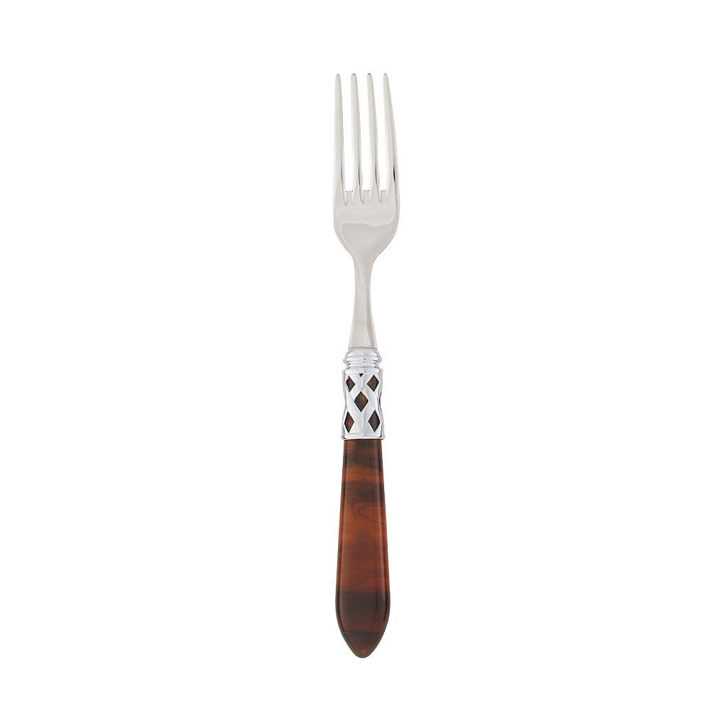 Vietri Aladdin Fork with Brilliant Chrome Finish, Handmade in Italy