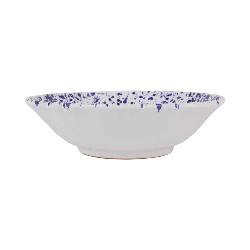 Vietri Amalfitana Colorful Splatter Design 12-Inch Serving Bowl