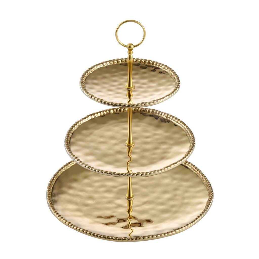 Elegant Pampa Bay Monaco Three - Tier Dessert and Snack Stand