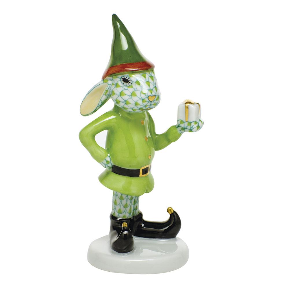 Exquisite Hand - painted Herend Elf Bunny Porcelain Figurine