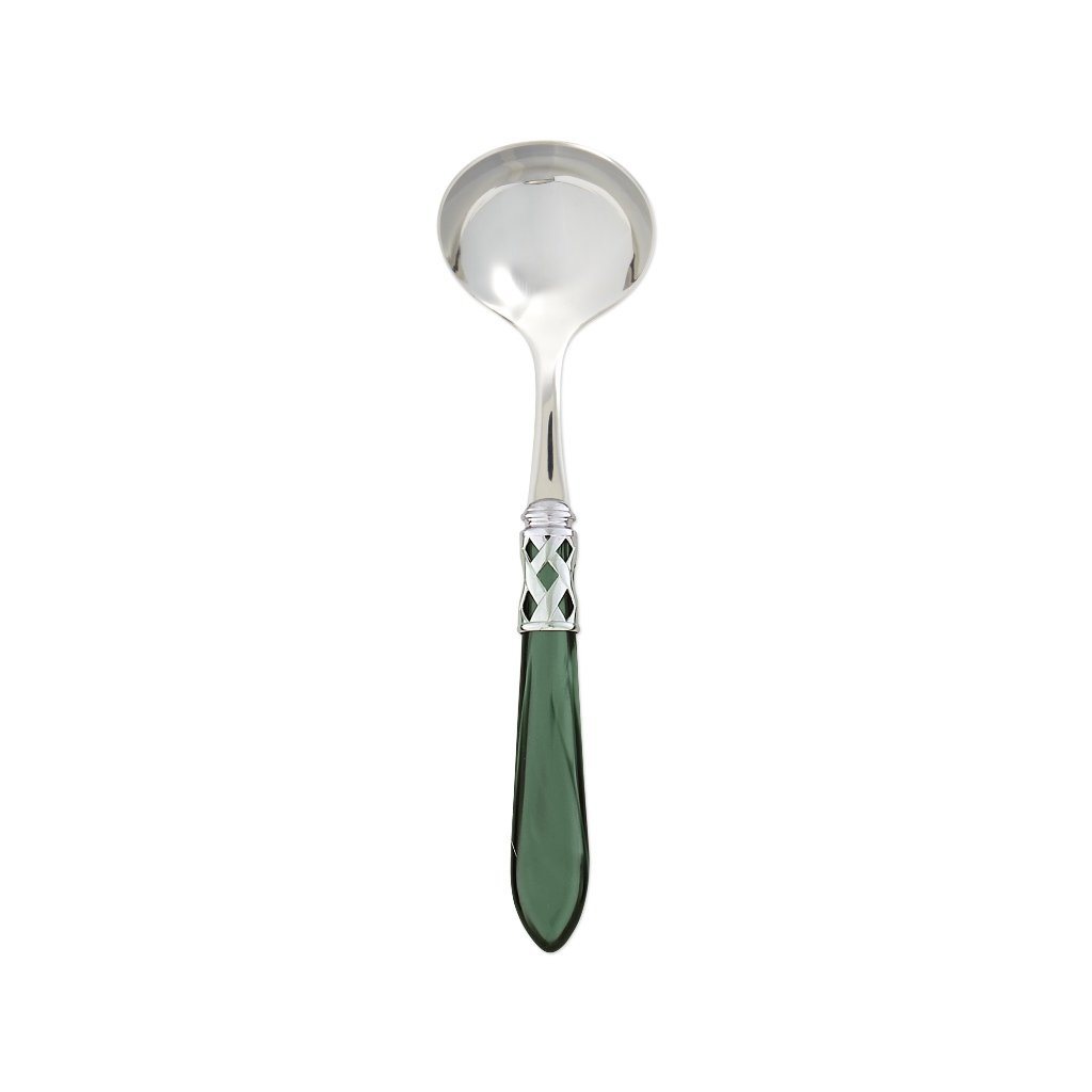 Vietri Aladdin Sauce Ladle with Brilliant Chrome Finish
