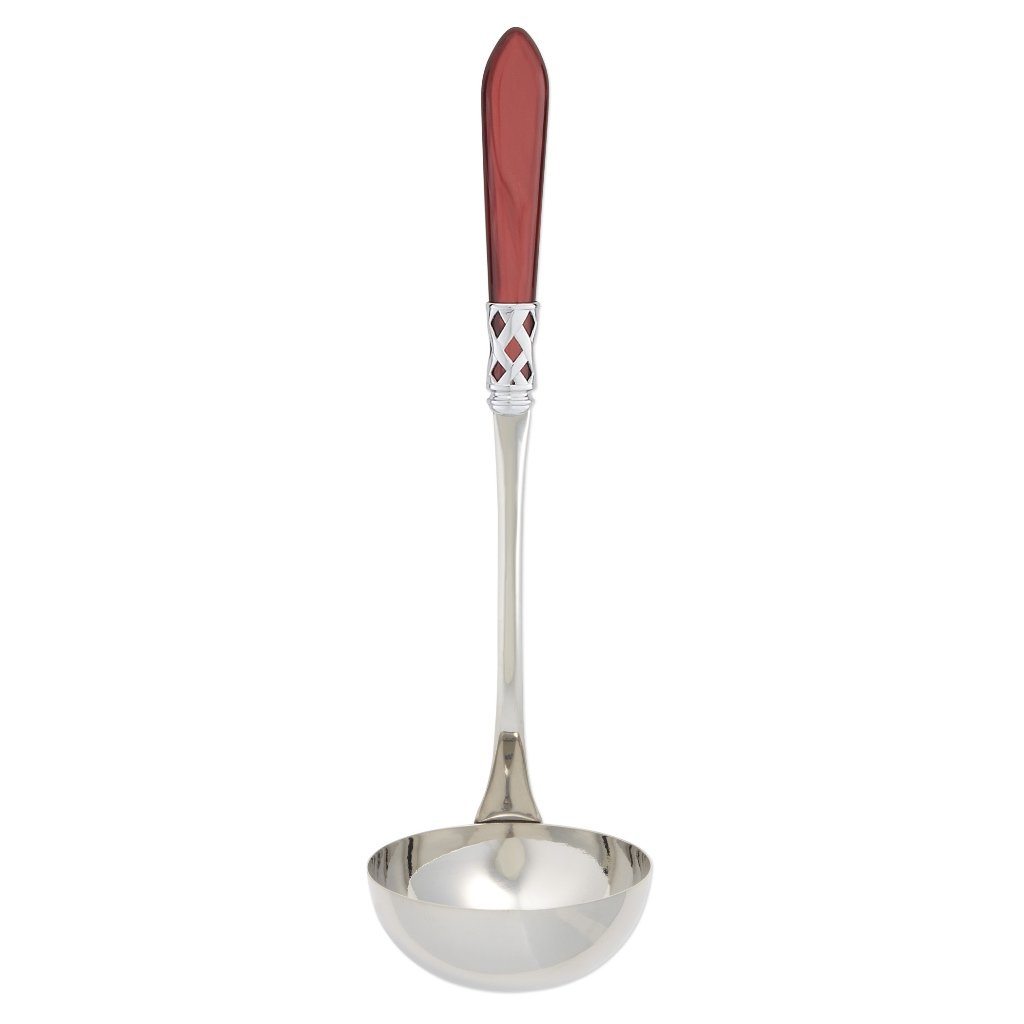 Vietri Aladdin Brilliant Chrome-Finished Soup Ladle for Sophisticated Dining